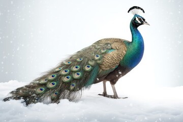 Fototapeta premium peacock with feathers