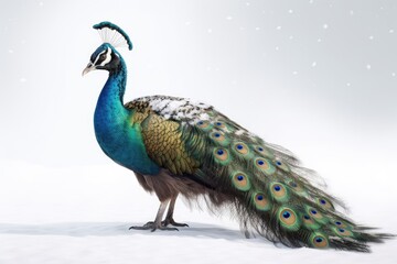 Obraz premium peacock with feathers