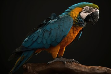 Obraz premium blue and yellow macaw