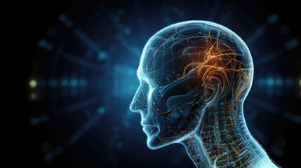 Artificial intelligence in a human head