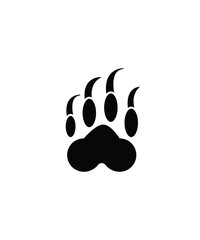 paw icon, vector best flat icon.
