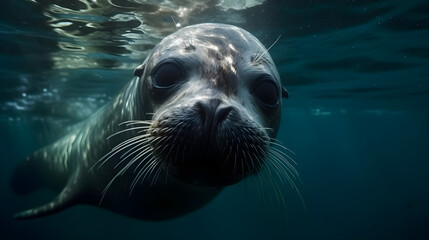 Fototapeta premium seal on the beach