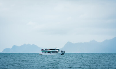 Cruise tour in Alaska during summer