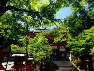 [Japan] Niomon Gate of Kurama-dera Temple (Kyoto city)
