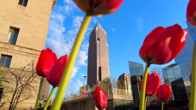 Cleveland Ohio in the Spring