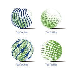 set of abstract sphere elements