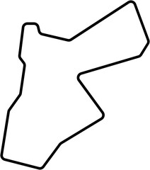 drawing of jordan map.
