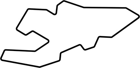 drawing of kyrgyzstan map.