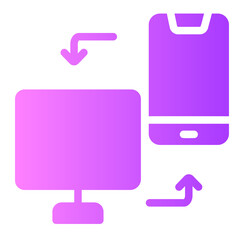 sync gradient icon