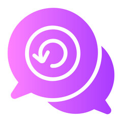 chat gradient icon