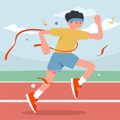 Running is a competition that is contained in every level of sport.