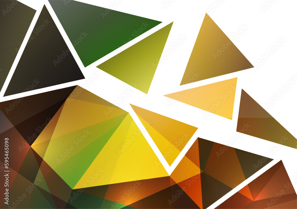 Aufkleber polygonal abstract background of triangles in a modern style. place for text. use for banners, websi