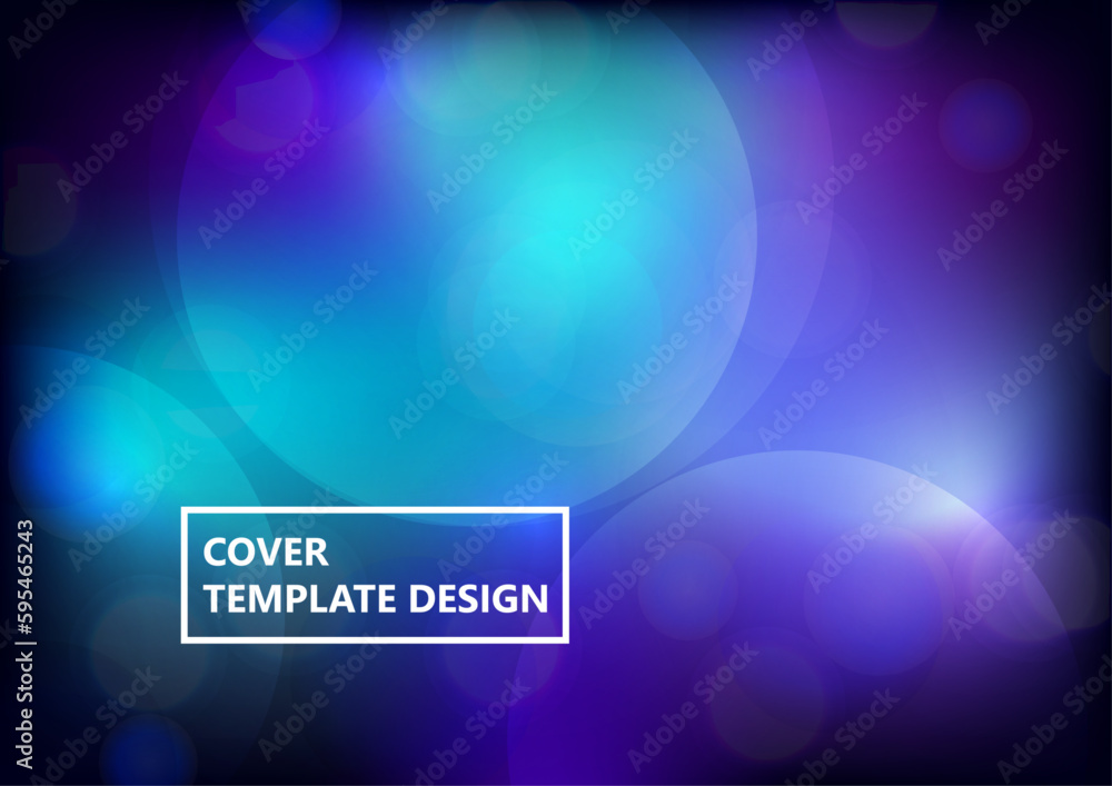 Poster circular abstract background, neon circles geometric shapes. abstract round smooth color composition