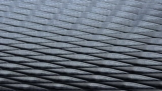 Close up Photo Steel grating zigzag pattern, iron grating mesh background image. steel wave pattern.