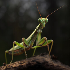 Mantis macro photography