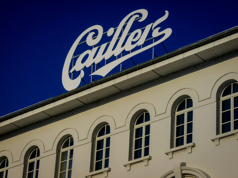 Switzerland, Cailler chocoloate factory, Broc - 26 December 2010 : The cailler chocolate factory in Broc, Switzerland