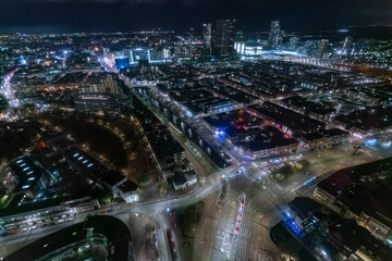 Fototapeta na wymiar View of cityscape of den hague city, The Netherlands