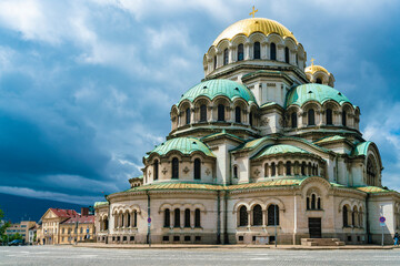 Fototapeta na wymiar st. alexander nevsky cathedral sofia bulgaria