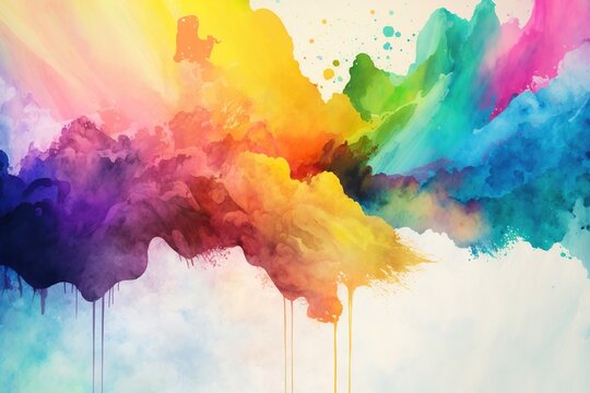 Watercolor paint background