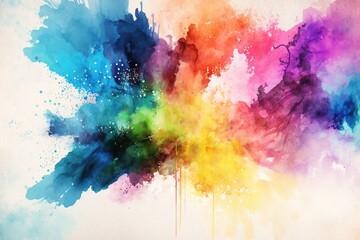 Watercolor paint background