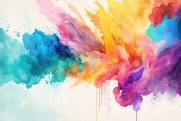 Watercolor paint Background