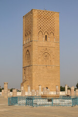 The Beautiful Legendary Hassan Tower, Morocco