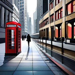 city red telephone box