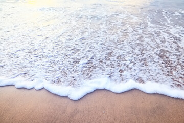 sea foam on the sand abstract background abstract water ocean