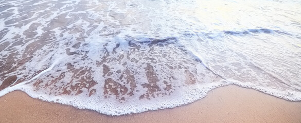 sea foam on the sand abstract background abstract water ocean