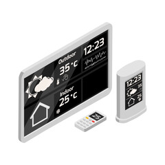 Isometric Weather Station
