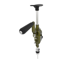 Hand drill isolated on transparent background. 3d rendering - illustration