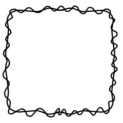 Doodle Curly Frame 