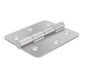 Hinge isolated on transparent background. 3d rendering - illustration