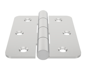 Hinge isolated on transparent background. 3d rendering - illustration