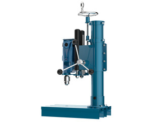 Micro drill isolated on transparent background. 3d rendering - illustration