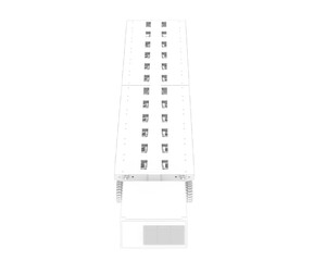 Mobile platform isolated on transparent background. 3d rendering - illustration