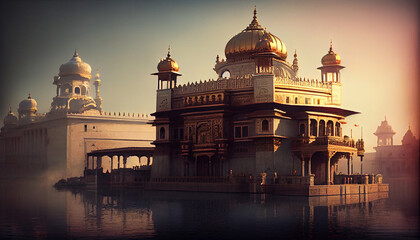 Fototapeta na wymiar India Golden Temple Harmandir Sahib