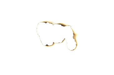 Burnt white paper for design