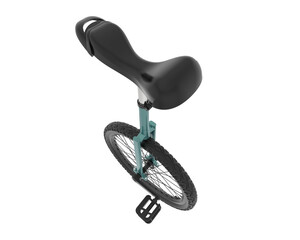 Monocycle isolated on transparent background. 3d rendering - illustration © Elscar Studios