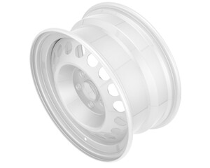 Rim isolated on transparent background. 3d rendering - illustration