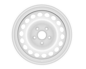 Rim isolated on transparent background. 3d rendering - illustration