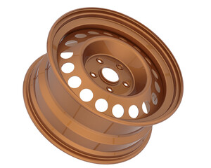 Rim isolated on transparent background. 3d rendering - illustration