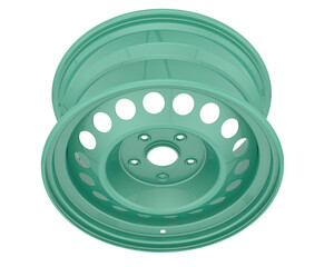 Rim isolated on transparent background. 3d rendering - illustration