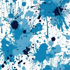 Repeating paint splatter pattern.