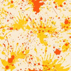 Repeating paint splatter pattern.