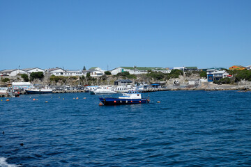 Fototapeta na wymiar Hermanus New Harbour, Western Cape, South Africa