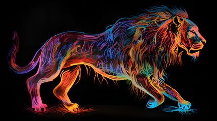 Obraz na płótnie Canvas Lion | Generative AI