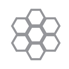 abstract background with hexagons