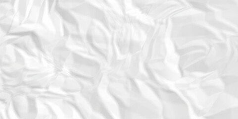 white facbric paper backdrop crumpled texture. white wrinkled textured crumpled black paper background. panorama white paper texture background, crumpled pattern.