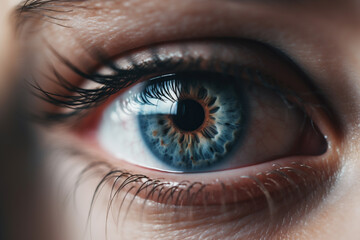 Naklejka premium close up of eye